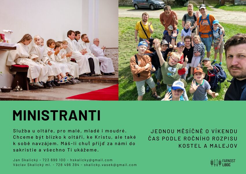 Ministranti plakátek