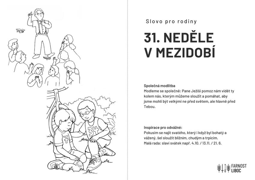 31. neděle v mezidobí 2023