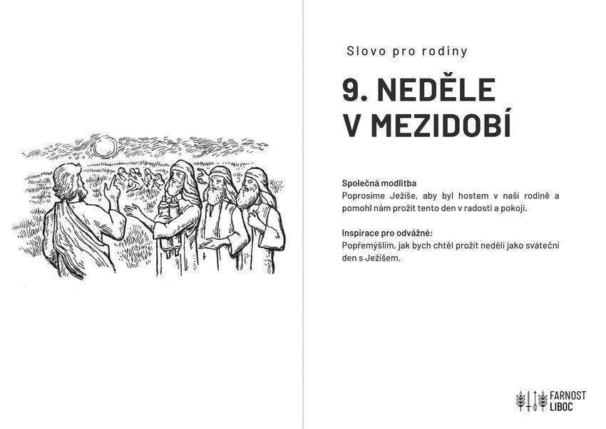 9. neděle v mezidobí B 2024