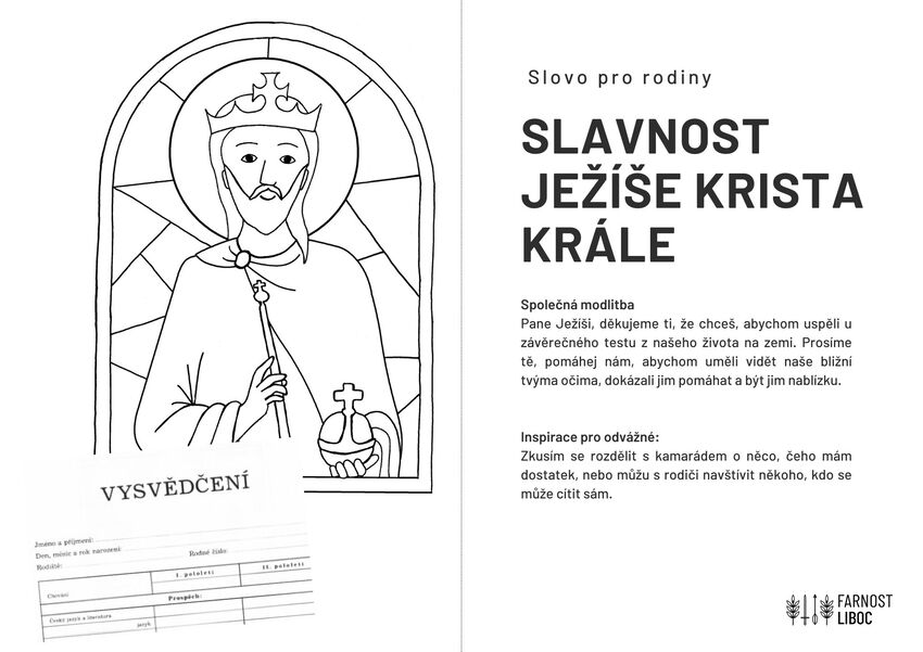 Slavnost Ježíše Krista Krále 2023 