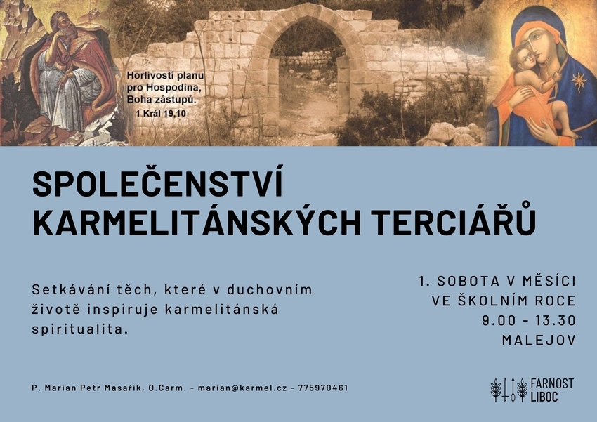 Společenství karmelitánských terciářů plakátekjpg