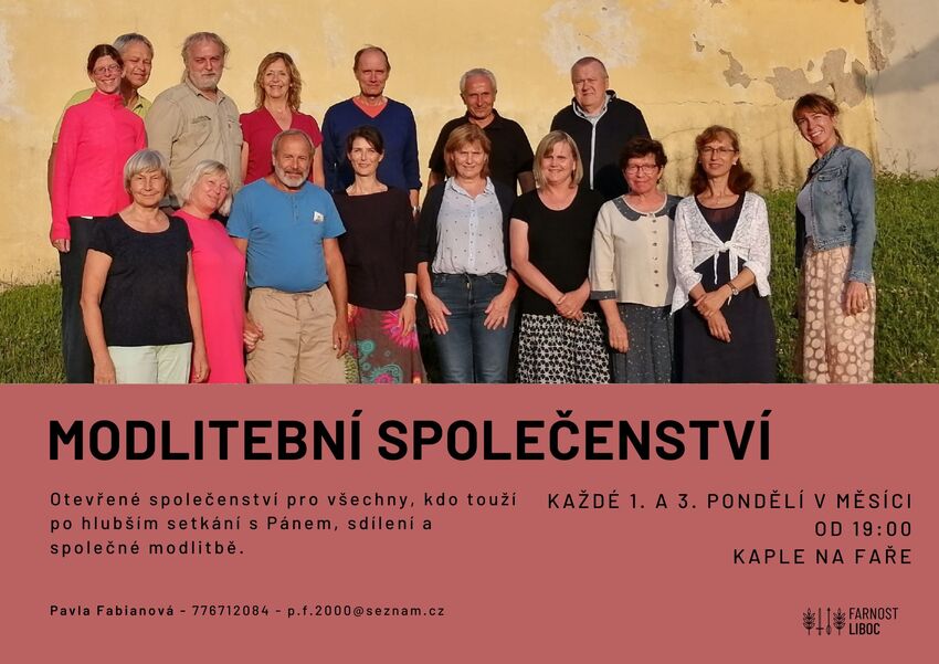 Modlitební společenství plakátek